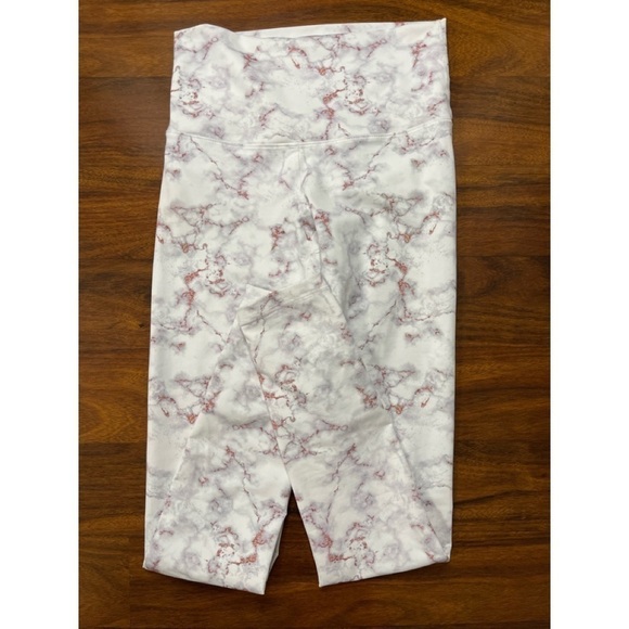 ROSE Gold Marble Printed Tights size small - Picture 4 of 6